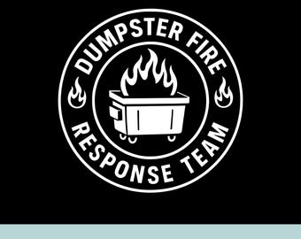 Dumpster Fire Response Team Png, Svg