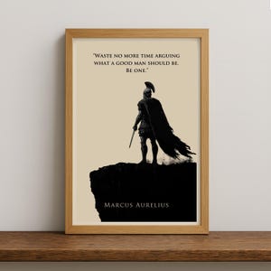 Waste No More Time Arguing – Marcus Aurelius Quote | Stoic Motivational Wall Art | Png Jpg Svg Pdf Instant Download Inspirational
