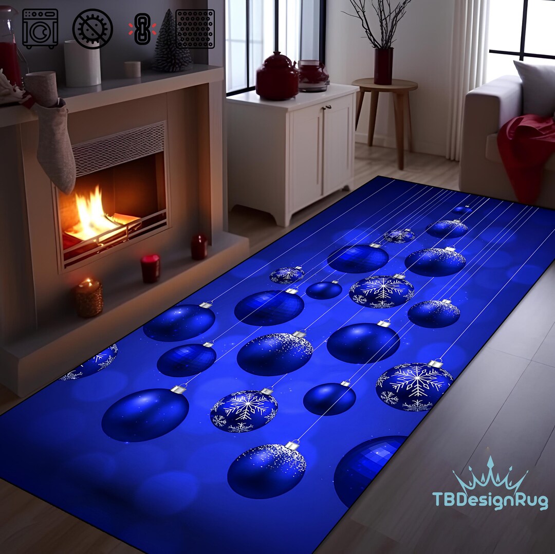 Christmas Rug Runner, Christmas Rugs, Christmas Rugs Indoor, Xmas Rug Christmas Rug Runner