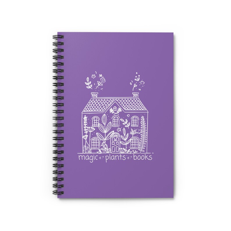 Magicplantsbooks Spiral Notebook Etsy