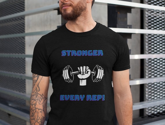 Workout Shirt Men Funny Gym T-shirt Gym Shirts With Sayings Strong