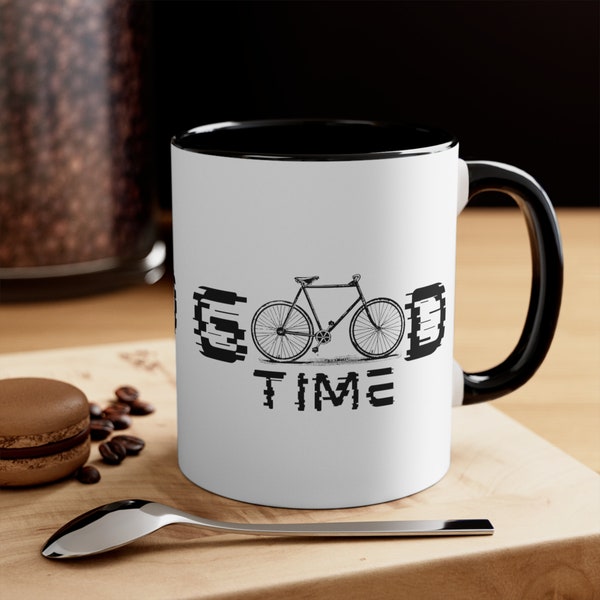 Good Time bike Coffee Mug, Bicycle Mug, Bicycle Gift, Funny Biking Mug, , Cycling Coffee Mug, Mountain Bike Gift, bike coffee cup