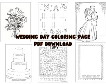 Hochzeitstag Ausmalbilder