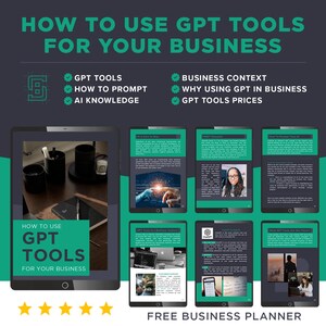The Ultimate GPT Business Guide | AI Strategies for Growth + FREE Planner