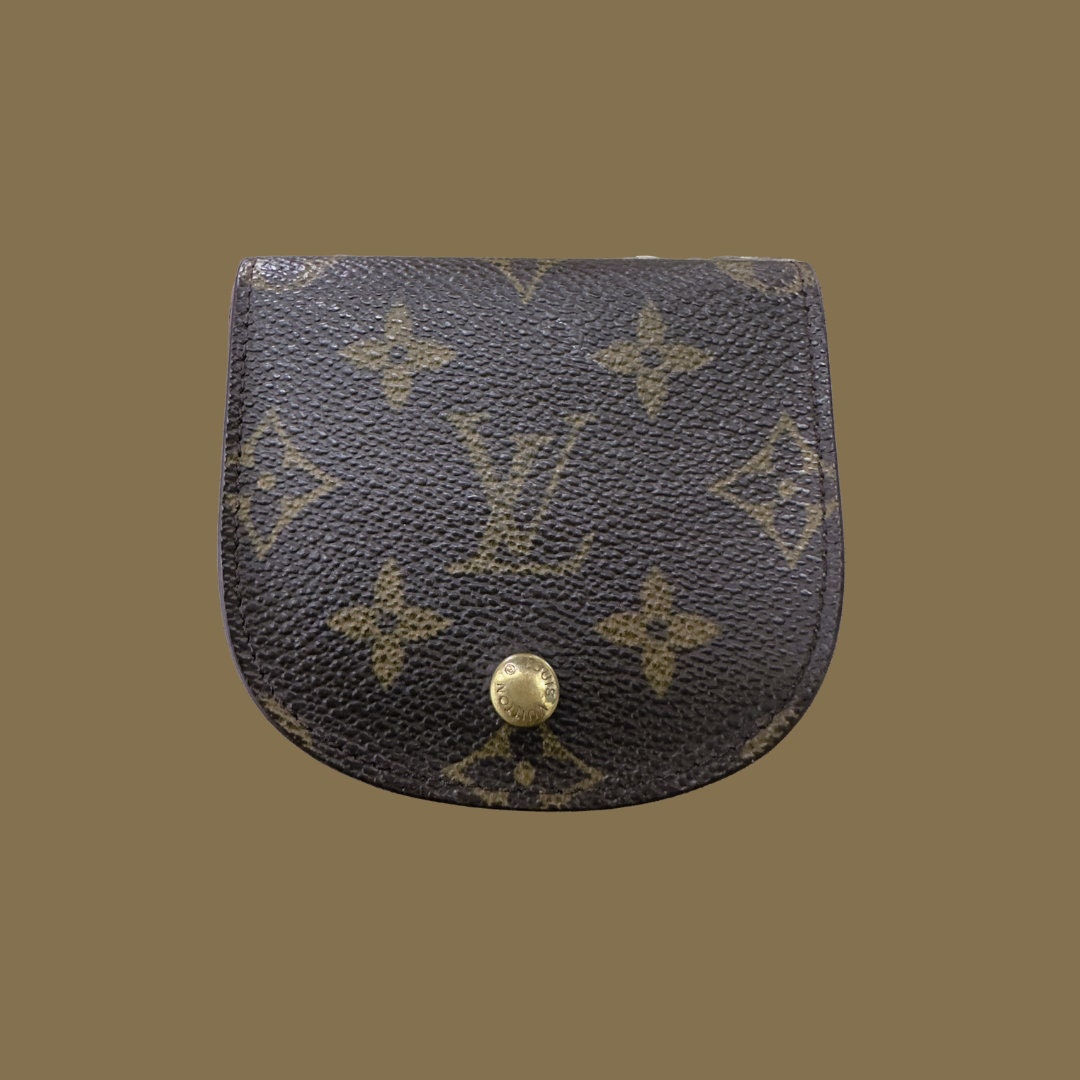 Louis Vuitton Monogram Flower Money Clip Key Chain Set Vintage Vip Gift