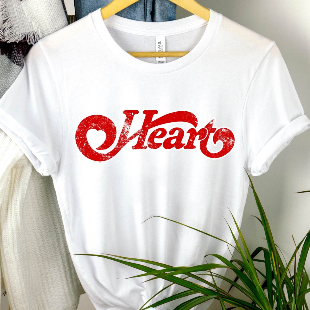 Heart Band Tshirt Classic Rock Music Tee Vintage Band Merch Iconic Rock 