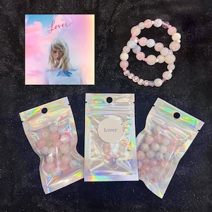 Freundschafts Armbänder Kit - Lover - Swiftie DIY Craft Armband | T Swift | ERAS Runde | Gastgeschenke Perlen-Set | Buchstaben & String inklusive