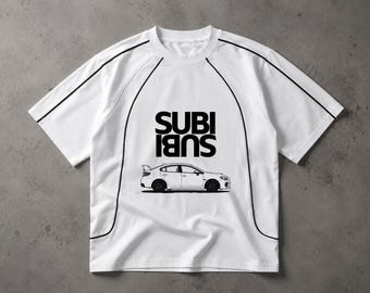 Subaru Raglan Shirt, JDM Car Guy Gift, Subaru Fan Tee, Contrast Stitch Baseball Tee, Custom Car Lover Gift, Car Enthusiast Shirt