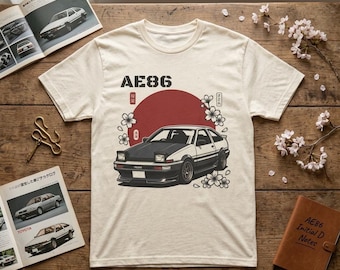 Toyota AE86 Shirt, JDM Car Guy Gift, Corolla Trueno Tee, Toyota Fan Gift, Car Enthusiast Shirt, JDM Legend Tee, Streetwear Car Lover Gift