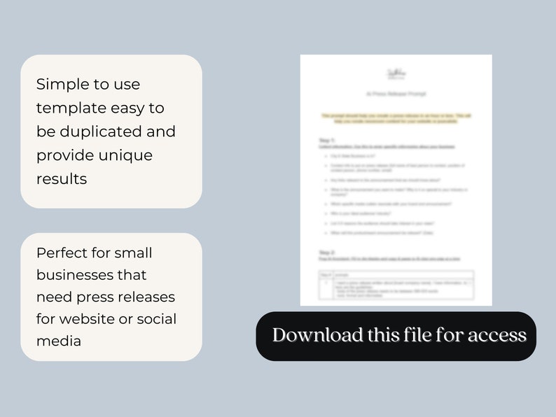 ChatGPT Press Release Prompt image 3