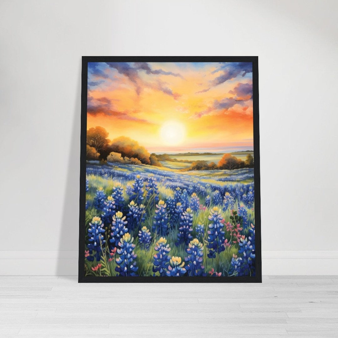 Wall Art, Texas Wall Art Prints, Botanical Wall Art, Floral