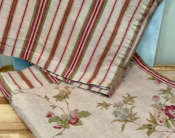 Set of 2 Vintage 58” Cafe Curtains or Valances