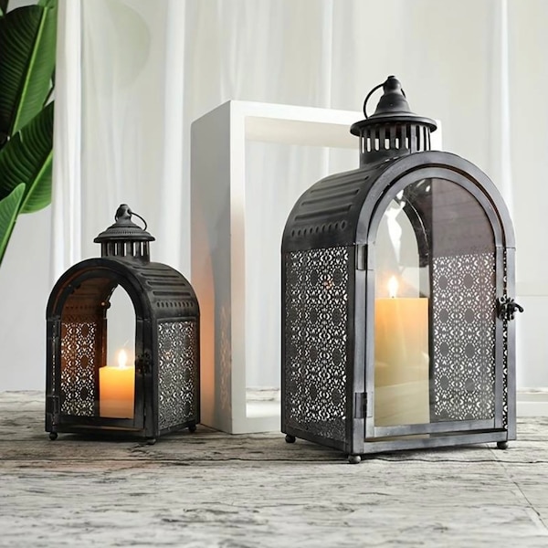 Bronze Lantern Set