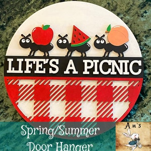 Life is a Picnic Door Hanger