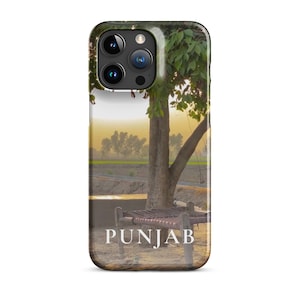 Punjab Village Life iPhone Case | Desi Farmer Phone Cover