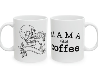 Mamma behöver kaffemugg: Rolig mammapresent, 30 cl keramik