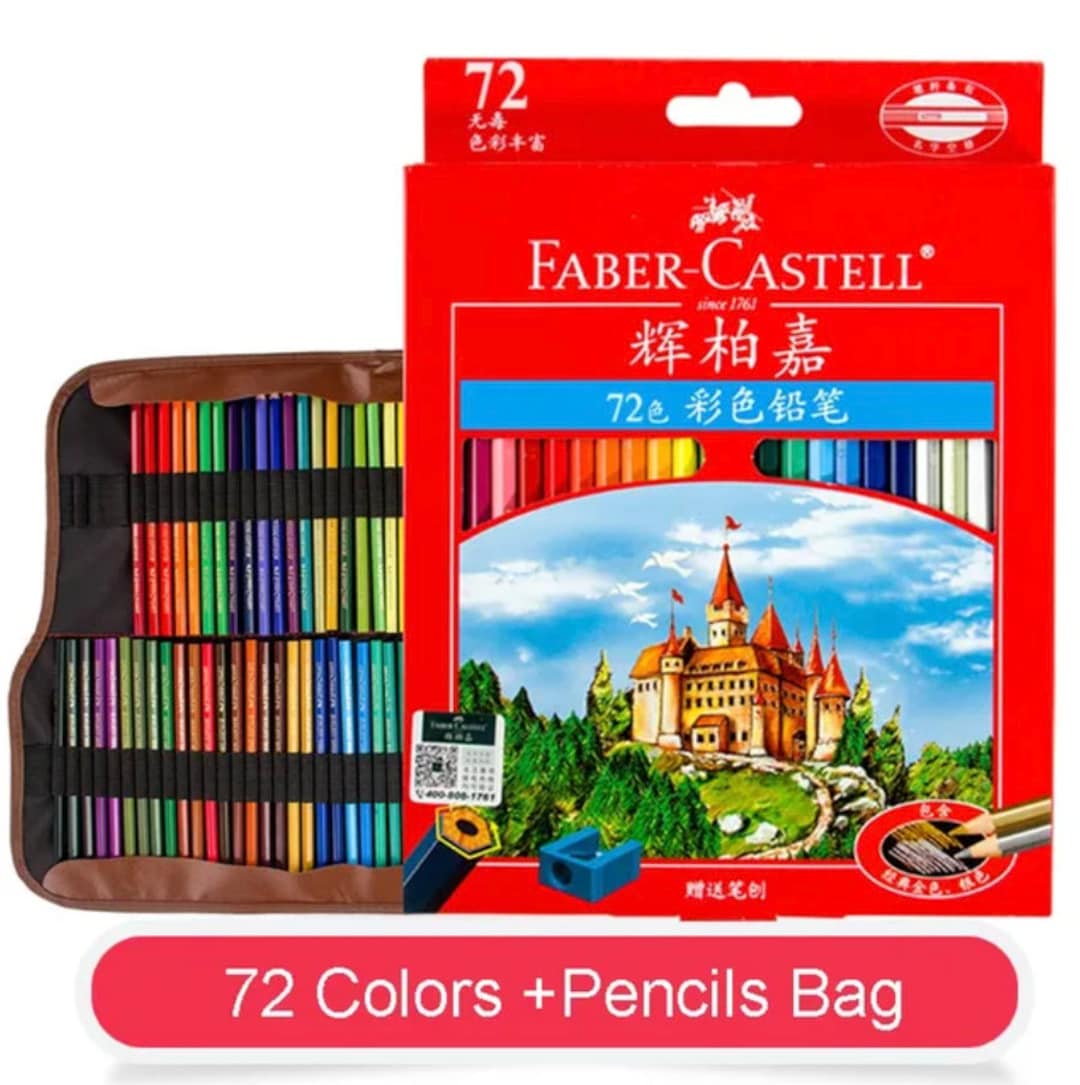 72 Colour Oil Colored Pencils Professional Sketch Pencil Etsy