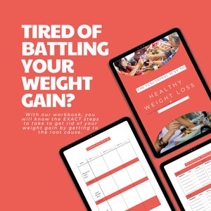 Weight Loss Journal, Weight Loss Tracker, Weight Loss Planner, Weight Loss, Health Tracker, Health Journal Digital, Digital Download, PDF