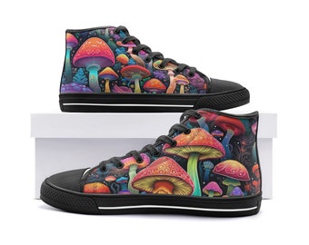 Men's/Women's mushroom high top sneakers