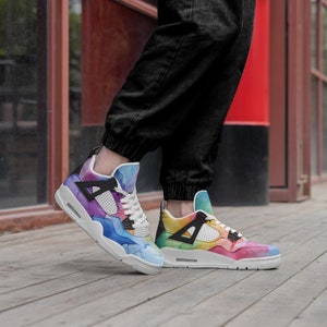 Mens/Women&#39;s watercolor sneakers