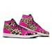 Pink Cheetah Print Men's Joggers main image 1
