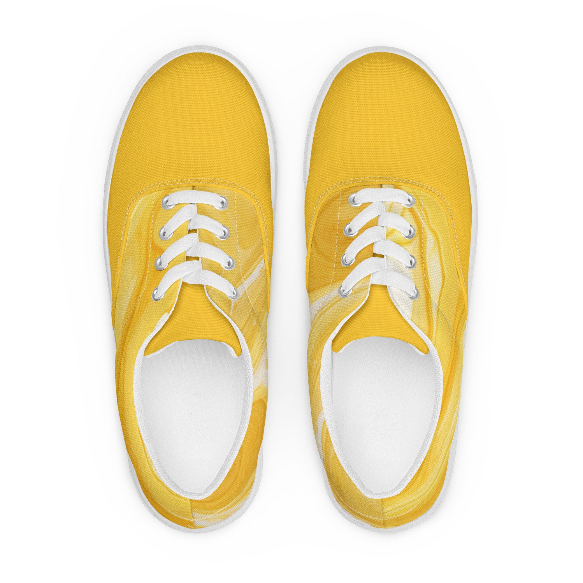 Mustard Yellow Canvas Sneakers 01JP Low Top Sneaker in Mustard – Blue Owl Workshop main image 2