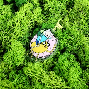 Best Friends Adventure Time Acrylic Key Chain