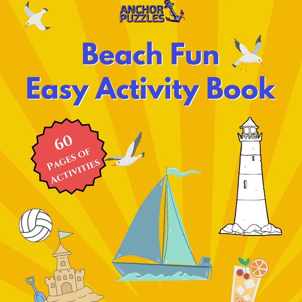 All Ages, All Abilities Beach Fun Activity Book | Printable Beachy Activities