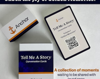 Tell Me a Story | Golden Memories Conversation Cards | Memory Sharing Activity