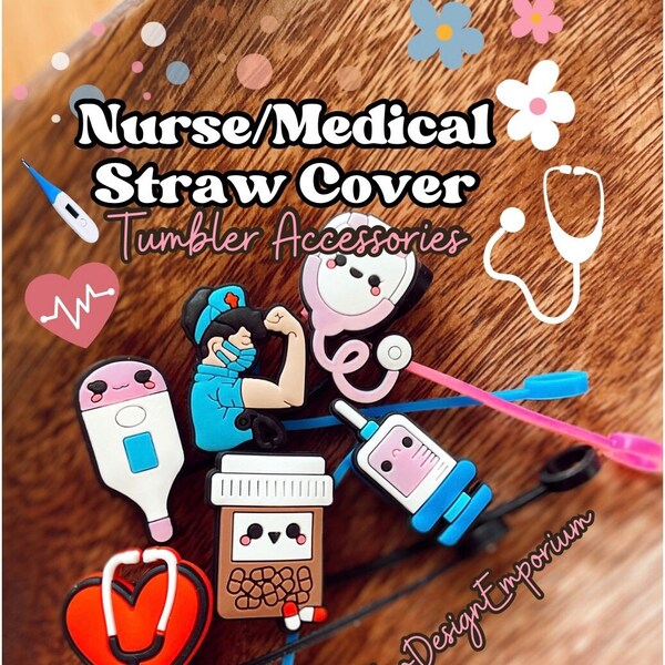 Stanley Cup Straw Cover Nurse Etsy