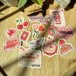 Lover Collection 2 Valentines Day Sticker Pack Bookish Sticker Bundle Kindle Stickers Pink Stickers Red Stickers Holographic Stickers Hearts