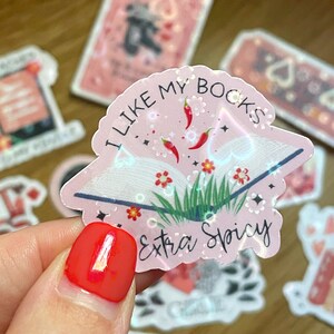 Smut Bookish Holographic Sticker Bundle Romance Bookish Kindle Stickers ...