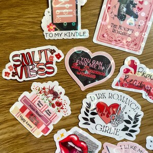 Smut Bookish Holographic Sticker Bundle Romance Bookish Kindle Stickers ...