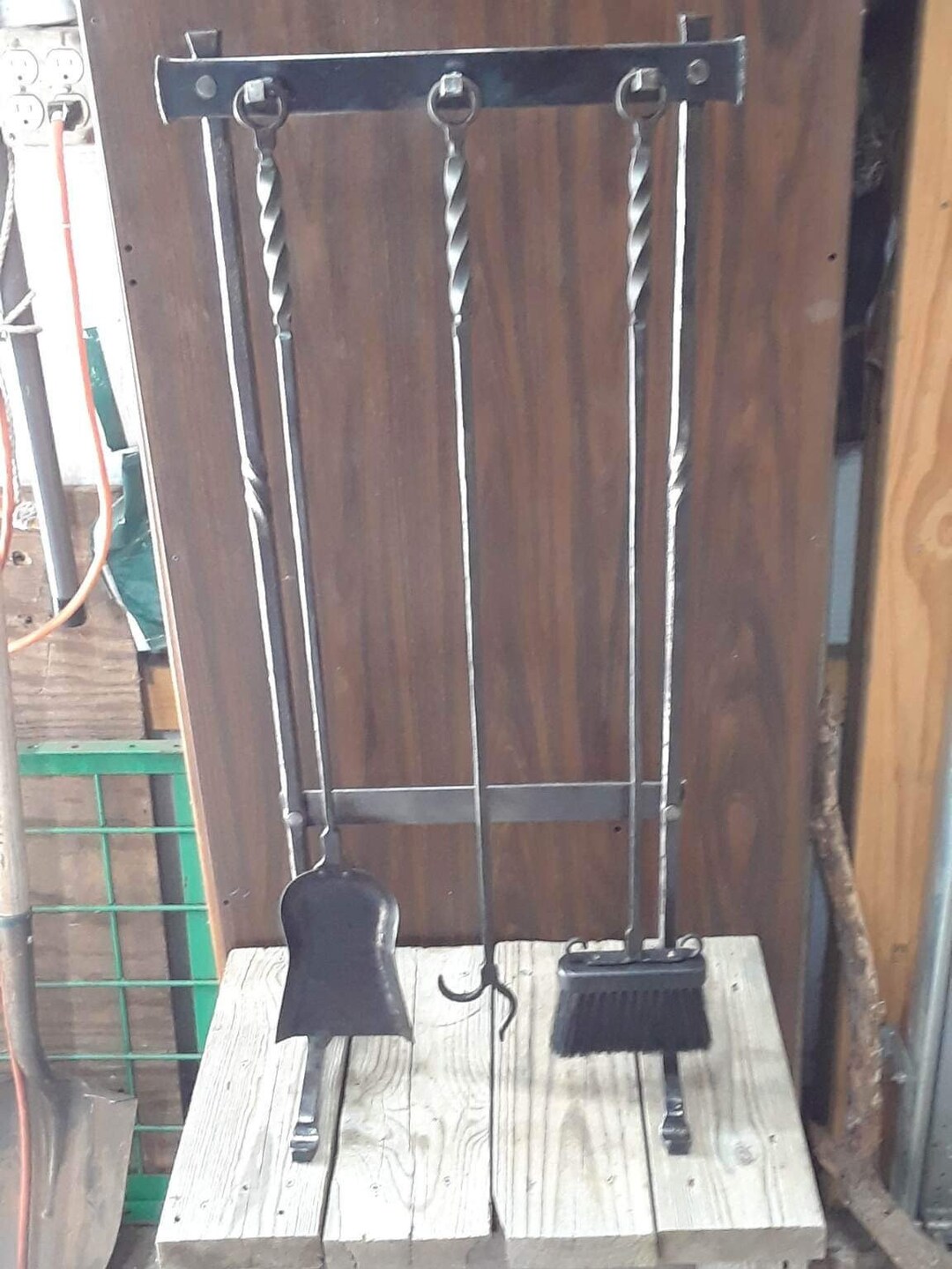 Hand Fireplace Set Etsy