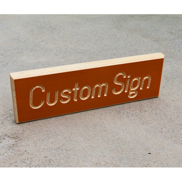 Custom Carved Sign, CNC Sign, Universal Sign - CNC Champ