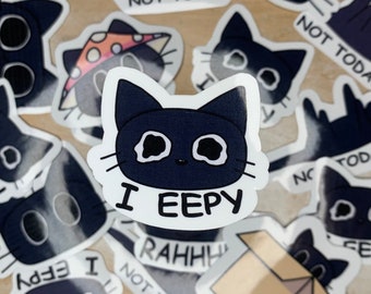 I Eepy Cat Sticker