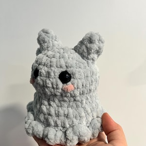 Jumbo Crochet Halloween Ghost Kitty