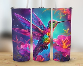 Hummingbird Tumbler 3D Tumbler Wrap