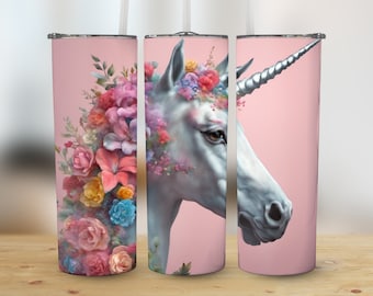 3D Unicorn Tumbler Wrap