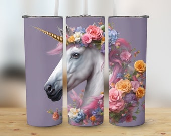 3D Unicorn Tumbler Wrap