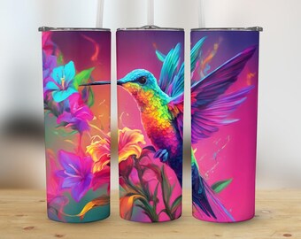 Hummingbird Tumbler 3D Tumbler Wrap