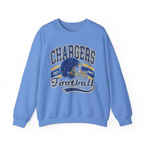 Retro Los Angeles Football Crewneck Sweatshirt, Vintage Game Day Apparel, Comfortable Heavy Blend Fabric image 6