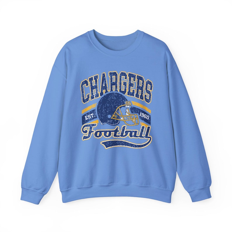 Retro Los Angeles Football Crewneck Sweatshirt, Vintage Game Day Apparel, Comfortable Heavy Blend Fabric image 6