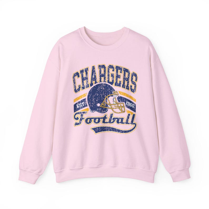 Retro Los Angeles Football Crewneck Sweatshirt, Vintage Game Day Apparel, Comfortable Heavy Blend Fabric image 7
