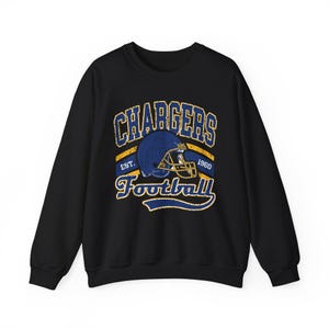 Retro Los Angeles Football Crewneck Sweatshirt, Vintage Game Day Apparel, Comfortable Heavy Blend Fabric image 4