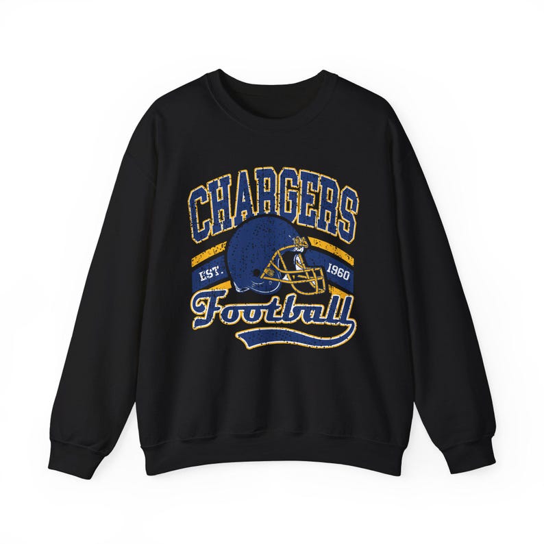 Retro Los Angeles Football Crewneck Sweatshirt, Vintage Game Day Apparel, Comfortable Heavy Blend Fabric image 4