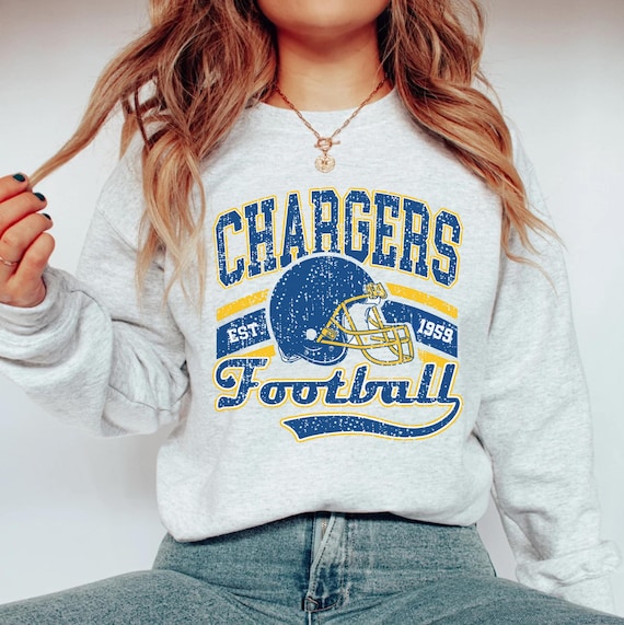Retro Los Angeles Football Crewneck Sweatshirt, Vintage Game Day Apparel, Comfortable Heavy Blend Fabric