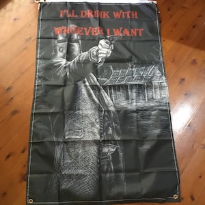 aus seller 3 x 2 fooT Collectable memorabilia NED KELLY Genuine merchandise AUSSIE Bushranger banner flag wall hanging Man cave outlaw biker