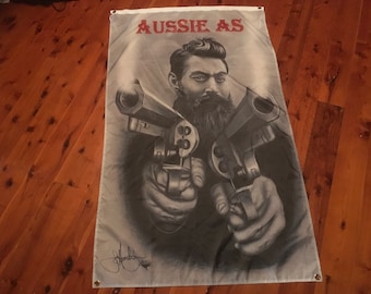 Aus Seller 6x5 Foot Collectable Memorabilia NED KELLY Genuine ...