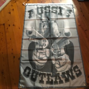 aus seller 5x3 fooT Collectable memorabilia NED KELLY Genuine merchandise AUSSIE Bushranger banner flag wall hanging Man cave outlaw biker